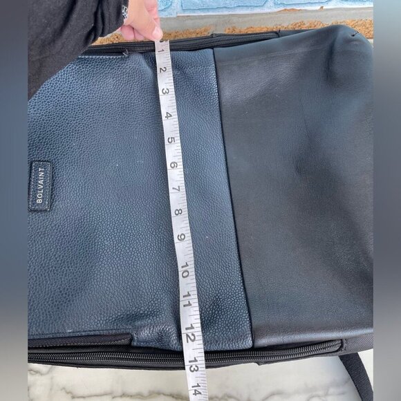 Bolvaint Giles leather and canvas backpack - Picture 12 of 15